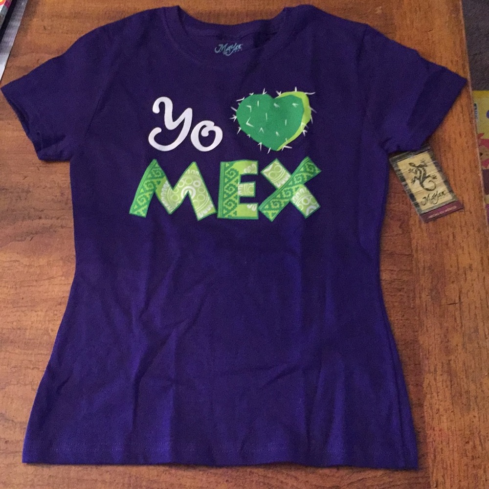Mexico shirt “Yo 💚 Mex (NWT) Small